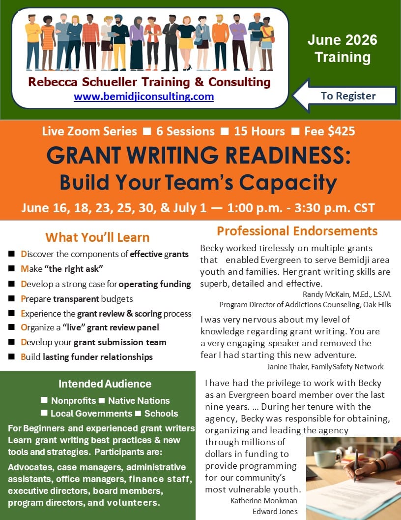 June 2026 Grant Writing Readiness: Build Your Team's Capacity