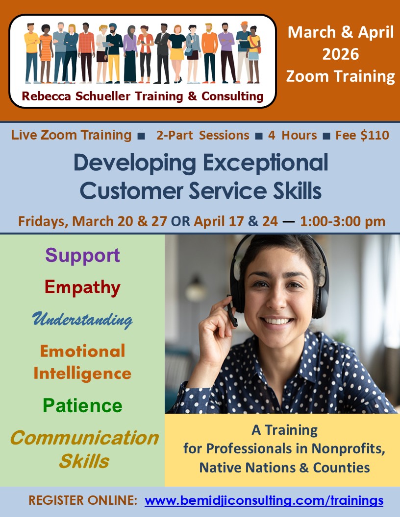 March & April 2026 Developing Exceptional Customer Service Skills
