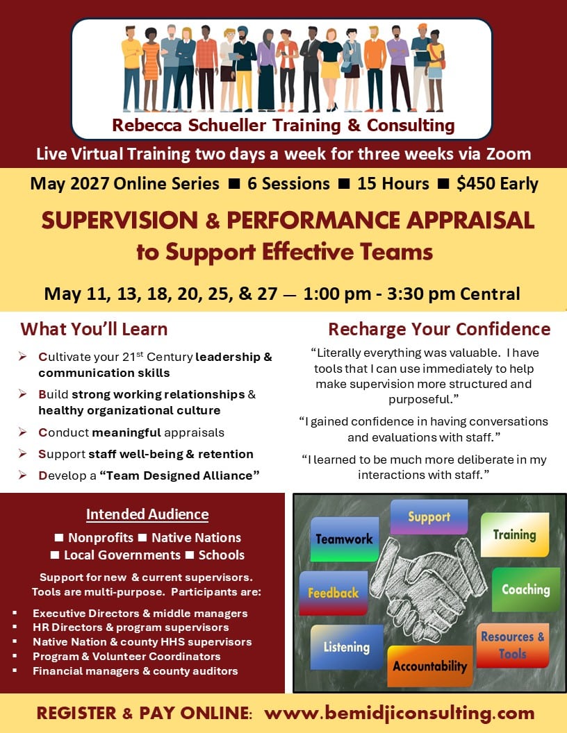 May 2027 Supervision & Performance Appraisal