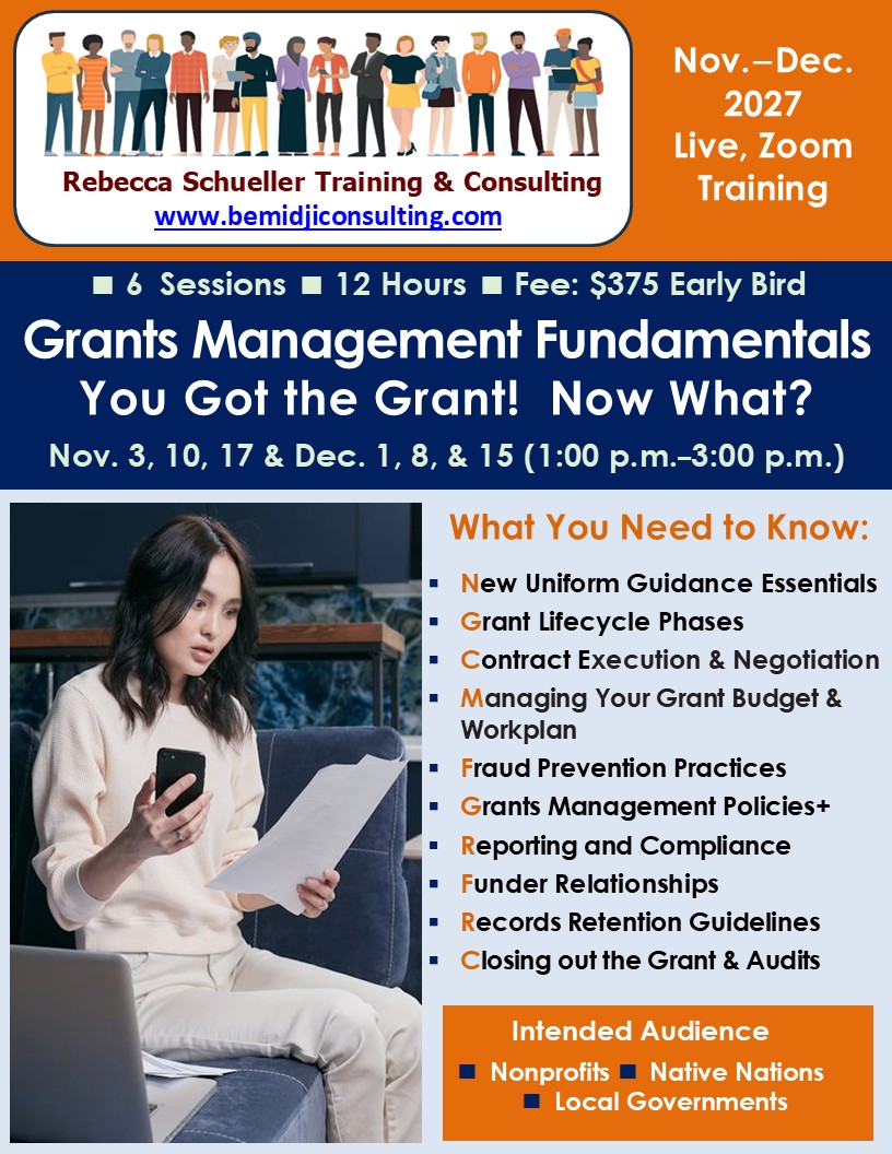 Nov.-Dec. 2027 Grants Management Fundamentals